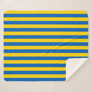 Couverture Sherpa Sherpa Blanket, patriotique et drapeau ukrainien