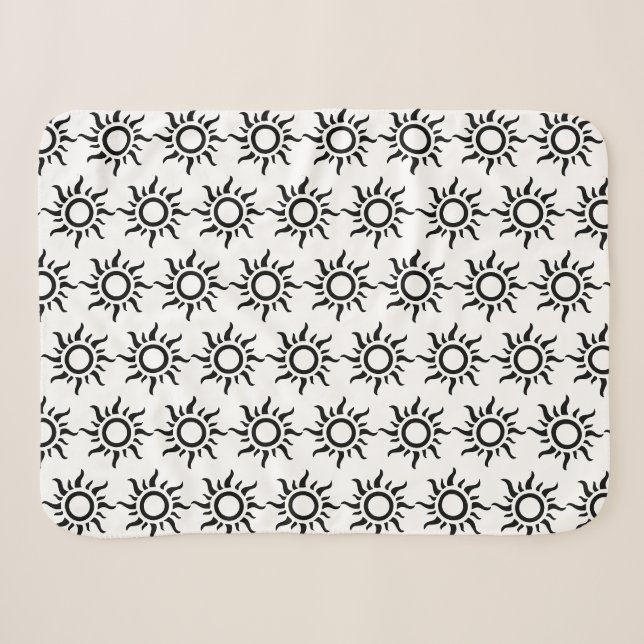 Couverture Sherpa Sherpa Blanket - Soleil (Devant (Horizontal))