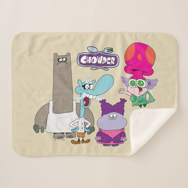Couverture Sherpa Shnitzel, Mung, Chowder et Truffes (Devant (Horizontal))