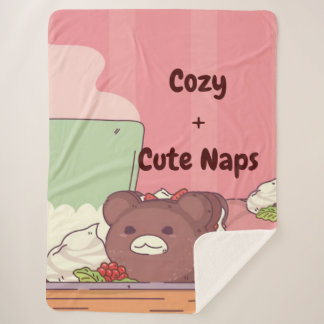 Couverture Sherpa Sieste confortable