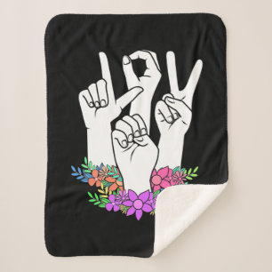 Couverture Sherpa Signe main ASL de l'enseignant