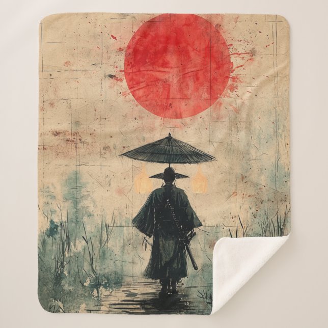 Couverture Sherpa Silent Samurai Forêt Cramoisie (2) (Devant)