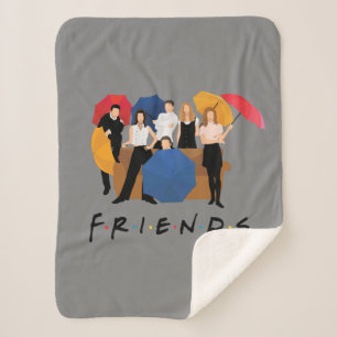 Couverture Sherpa Silhouette de caractères FRIENDS™