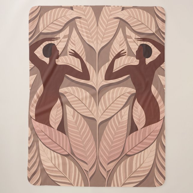 Couverture Sherpa Silhouette de danseur Baris (Devant)