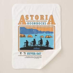 Couverture Sherpa Silhouettes des Goonies sur les Goondocks d'Astori