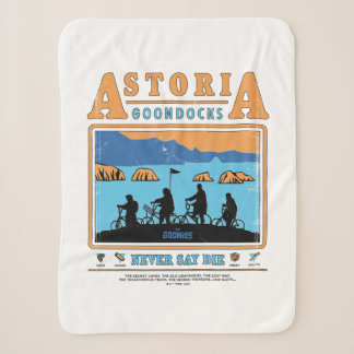Couverture Sherpa Silhouettes des Goonies sur les Goondocks d'Astori