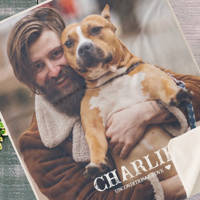 Couverture Sherpa Simple Personnalisé Animaux de compagnie Nom de la (Créateur téléchargé)