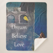 Sirène et poisson au Château sous-marin