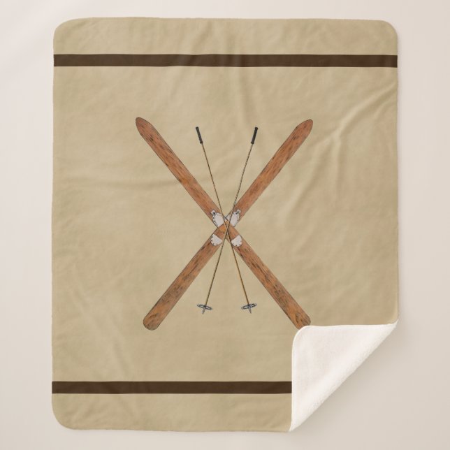 Couverture Sherpa Skis De Fond Et Polonais (Devant)