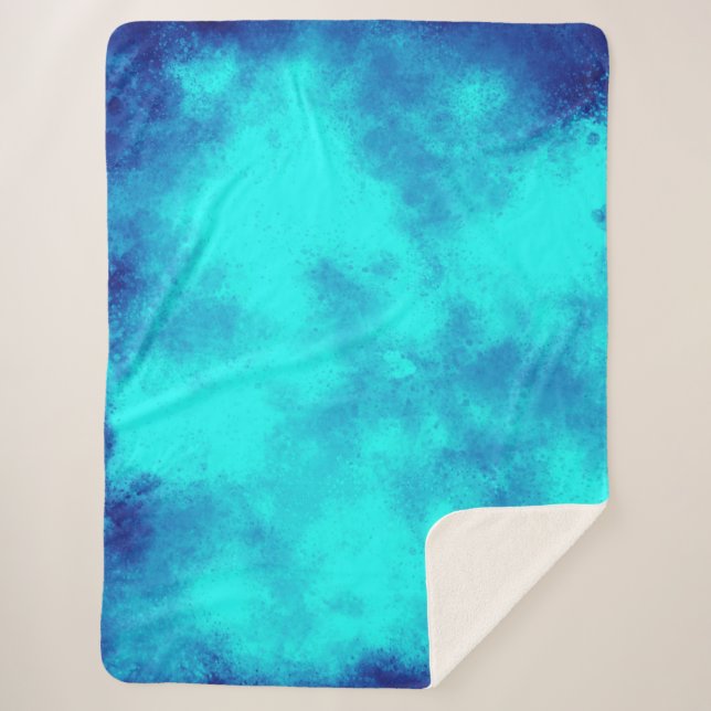 Couverture Sherpa Sky bleu Sherpa Blanket (Devant)