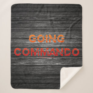 Couverture Sherpa SlipperyJoe's Going Commando audacieuse lettre ora