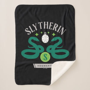 Couverture Sherpa SLYTHERIN™ House Double Snake Locket Graphique