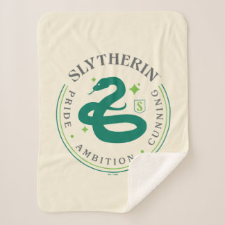 Couverture Sherpa SLYTHERIN™ Insigne de fierté de la Maison du serpe