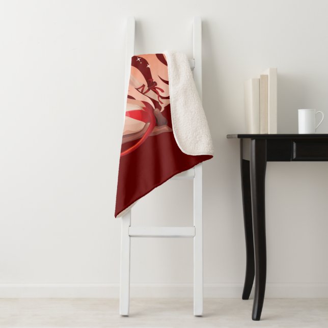 Couverture Sherpa Smile Si Tu Me Faîtais - Naughty Devil (En situation)