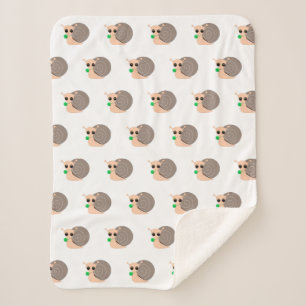 Couverture Sherpa Snail avec Clover Baby Sherpa Blanket