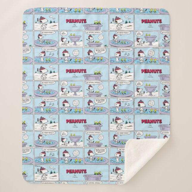 Couverture Sherpa Snoopy & Amis Jeu de hockey (Devant)