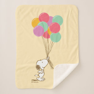 Couverture Sherpa Snoopy et ballons Sherpa Blanket