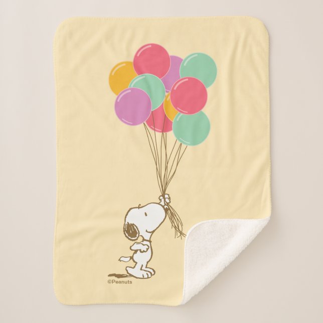 Couverture Sherpa Snoopy et ballons Sherpa Blanket (Devant)