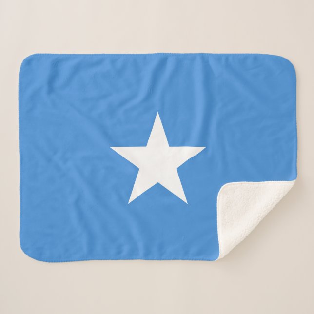Couverture Sherpa Somalia Flag (Devant (Horizontal))