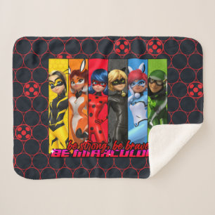 Couverture Sherpa Soyez Fort, Soyez Courageux, Soyez Miraculeux