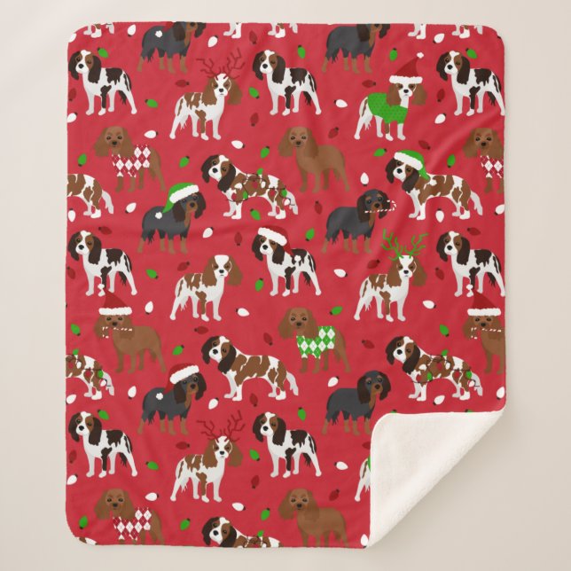 Couverture Sherpa Spaniel de Christmas (Devant)