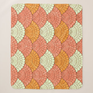 Couverture Sherpa Spectacle de coquilles : Motifs de la mer Abstrait