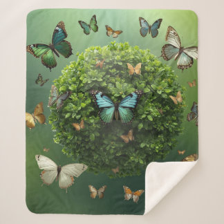 Couverture Sherpa Sphère de la nature Harmonie Pap