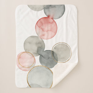 Couverture Sherpa Sphères dorées