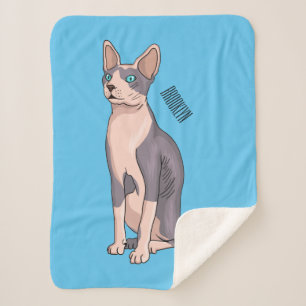 Couverture Sherpa Sphynx cat