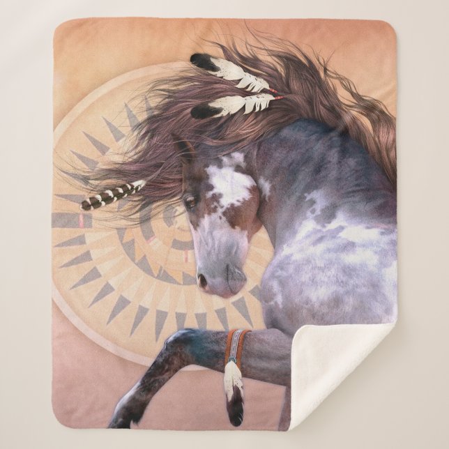 Couverture Sherpa Spirit autochtone Sherpa Blanket (Devant)