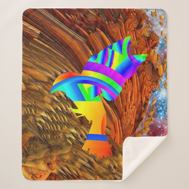 Couverture Sherpa Star Bird Sherpa Blanket (Devant)