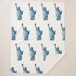 Couverture Sherpa Statue de la liberté