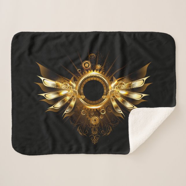 Couverture Sherpa Steampunk wings (Devant (Horizontal))