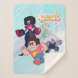 Couverture Sherpa Steven Universe Crystal Gem Group Action