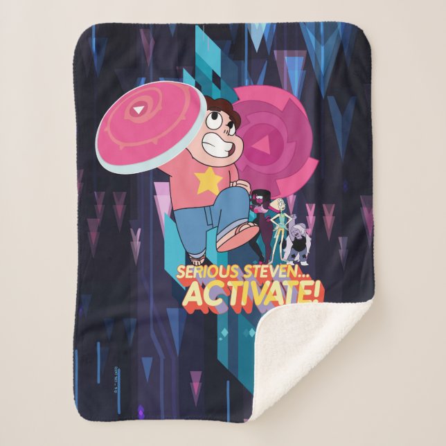 Couverture Sherpa Steven Universe | Sérieux Steven... Activez ! (Devant)