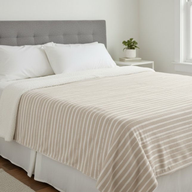 Couverture Sherpa Striped blanket (Créateur téléchargé)