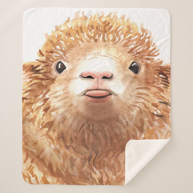 Couverture Sherpa Stylized Sheep | Gitfs for Child (Devant)