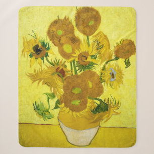 Couverture Sherpa Sunflowers Vincent van Gogh