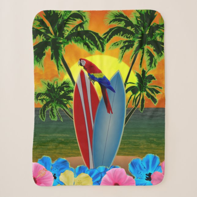 Couverture Sherpa Sunny Beach Surf (Devant)