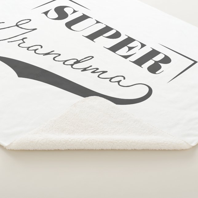 Couverture Sherpa Super grand-mère (3/4)