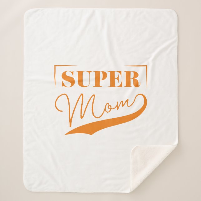 Couverture Sherpa Super Maman (Devant)