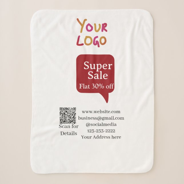 Couverture Sherpa super vente affaires rabais scannez le code QR dét (Devant)