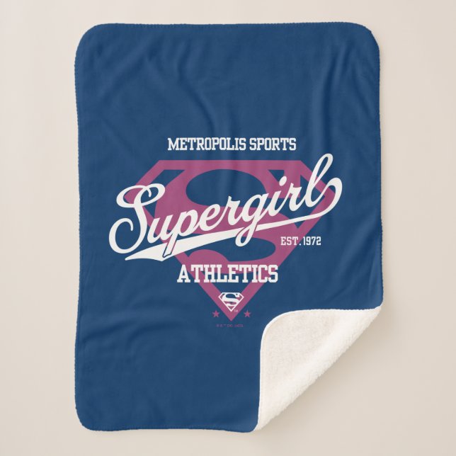 Couverture Sherpa Supergirl Metropolis Sports Athletics Graphic (Devant)