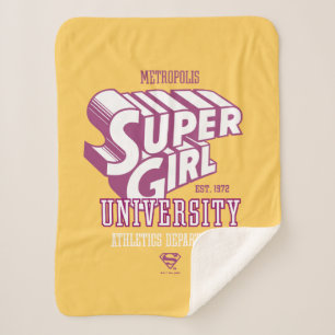 Couverture Sherpa Supergirl Metropolis University Athletics Départem