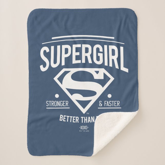 Couverture Sherpa Supergirl mieux que jamais Retro Graphic (Devant)