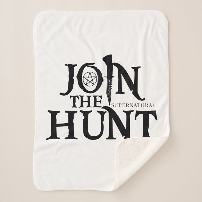 Couverture Sherpa Supernatural "Join the Hunt" (Devant)