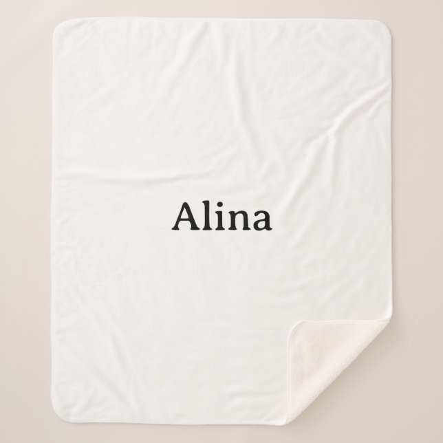 Couverture Sherpa supprimer le texte ajouter son propre design Moyen (Devant)