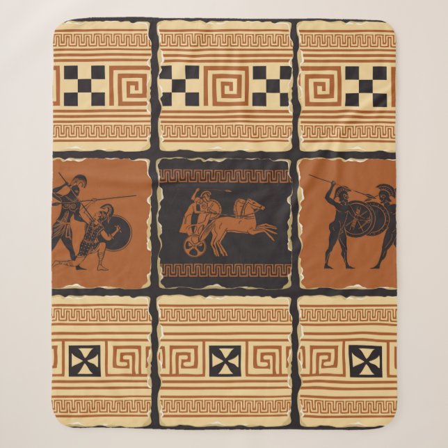 Couverture Sherpa  sur le thème de la Grèce antique sous forme d'un  (Devant)