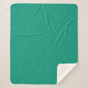 Couverture Sherpa Surface texturée sarcelle avec motif subtil tourbi