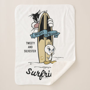 Couverture Sherpa Surfrigo TWEETY™ et SYLVESTER™